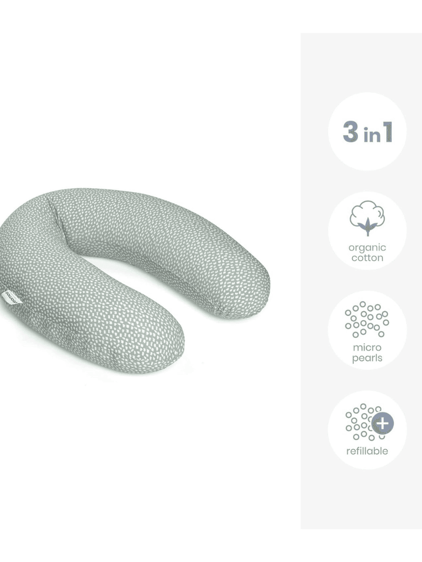 Doomoo μαξιλάρι θηλασμού buddy cloudy kaki - Doomoo