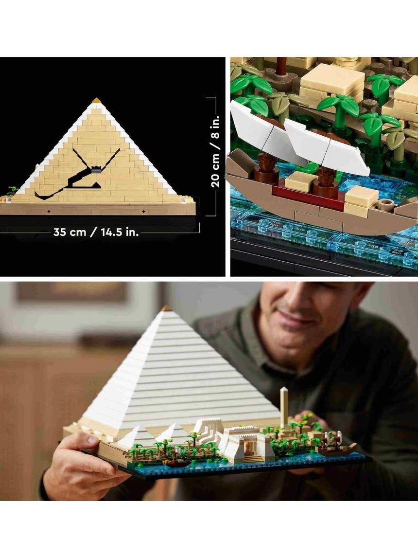 Lego architecture η μεγάλη πυραμίδα της γκίζας 21058 - Lego, Lego Architecture
