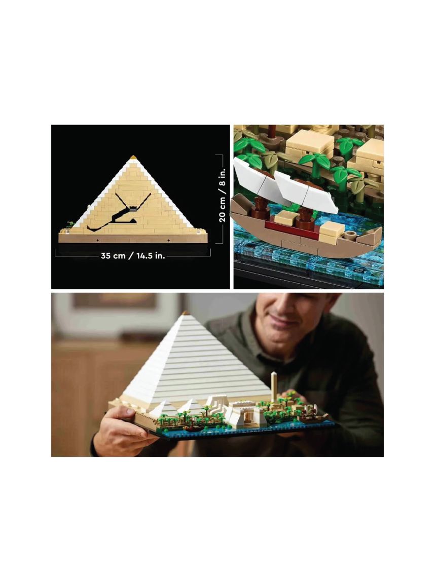 Lego architecture η μεγάλη πυραμίδα της γκίζας 21058 - Lego, Lego Architecture