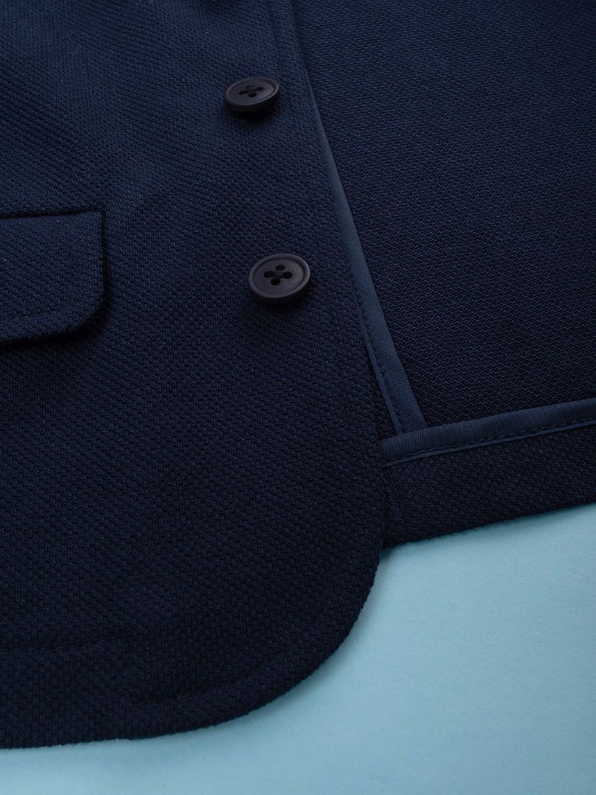 βρεφικό σακάκι πικέ μπλε mini car για αγόρι - Prénatal