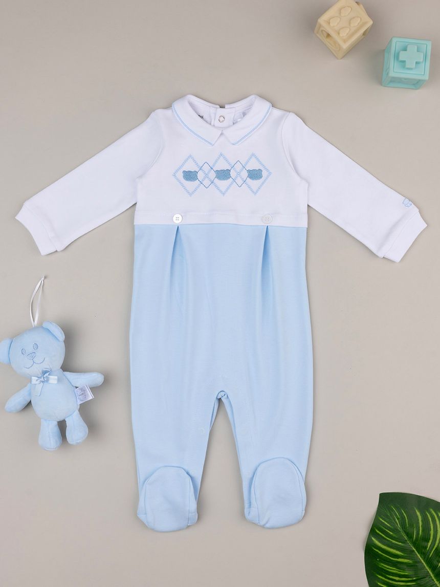 βρεφικό φορμάκι με αρκουδάκια gift για αγόρι - Prénatal