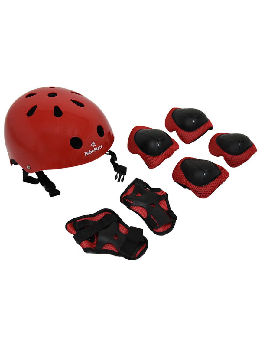 Bebe stars παιδικό σετ προστατευτικών για rollers κόκκινο 669-180 - Bebe Stars