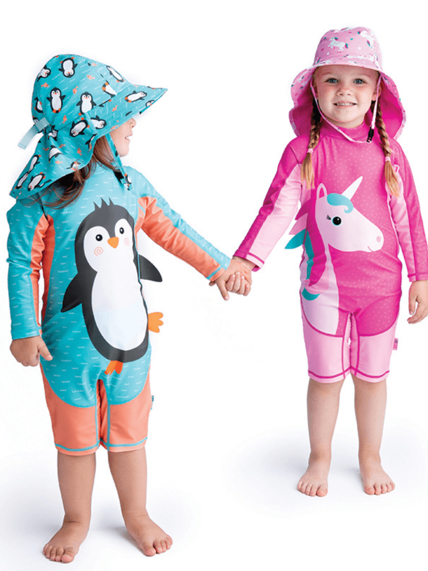 Zoocchini καπέλο λεγεωνάριου upf50 una the unicorn zoo15058 - Zoocchini