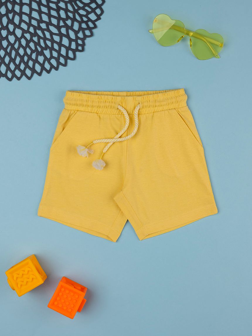 βρεφική βερμούδα κίτρινη για αγόρι - Prénatal