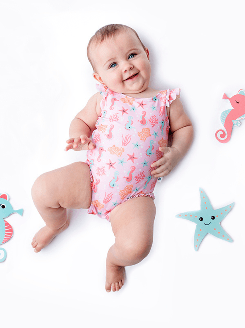 Zoocchini ολόσωμο μαγιό sally the seahorse zoo12252 - Zoocchini