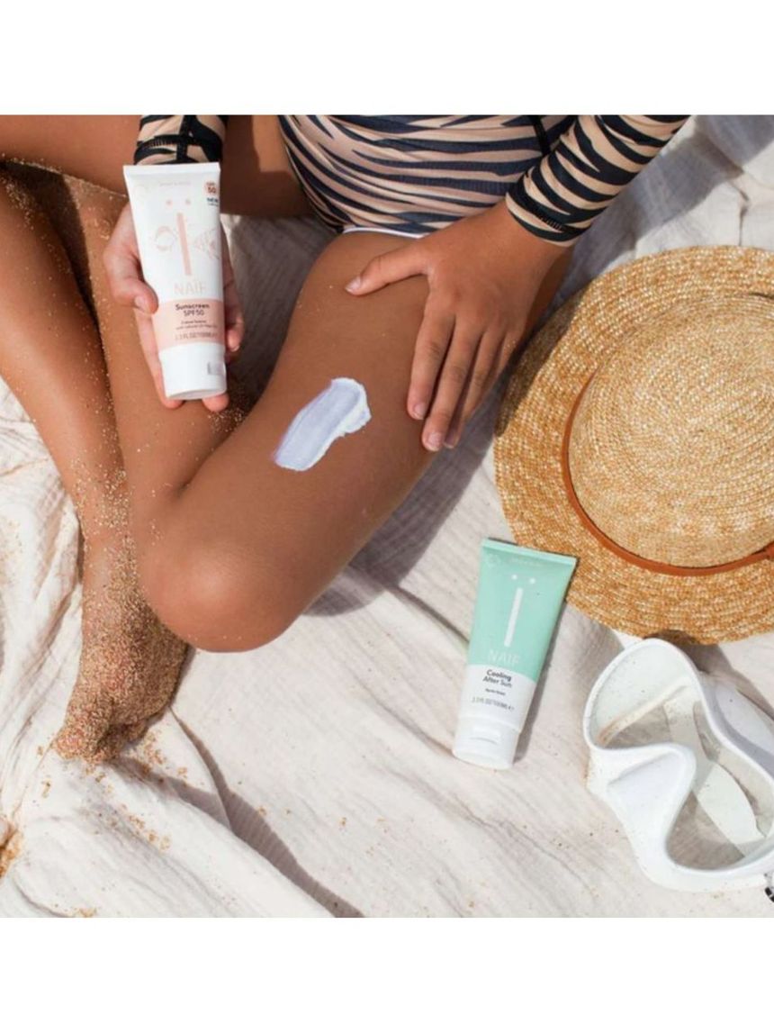 Naif ενυδατικό γαλάκτωμα after sun, με aloe vera, προσώπου-σώματος, για παιδιά, 100ml naif/g020 - NAIF