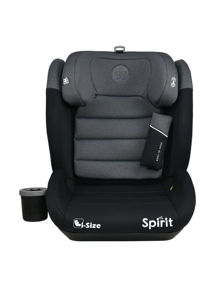 Bebe stars κάθισμα αυτοκινήτου spirit isofix i-size (100-150cm) steel grey 945-186 - Bebe Stars
