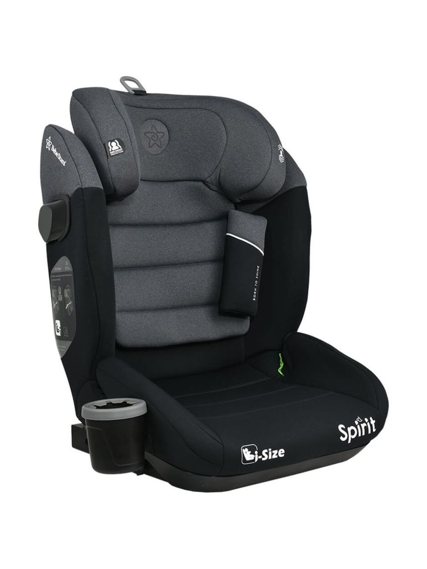 Bebe stars κάθισμα αυτοκινήτου spirit isofix i-size (100-150cm) steel grey 945-186 - Bebe Stars