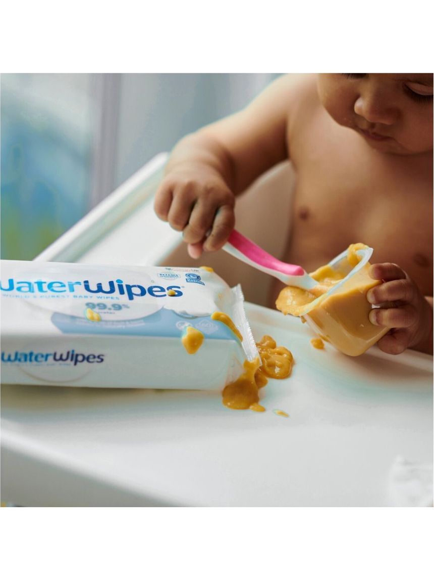 Waterwipes, monthly pack, 100% plastic-free άοσμα μωρομάντηλα, 99.9% νερό, 12x60τμχ ib/420036 - WaterWipes