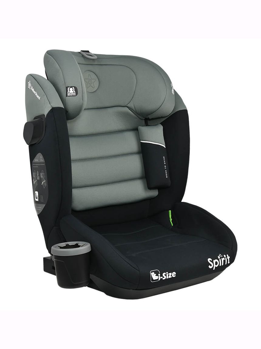 Bebe stars κάθισμα αυτοκινήτου spirit isofix i-size (100-150cm) olive 945-176 - Bebe Stars