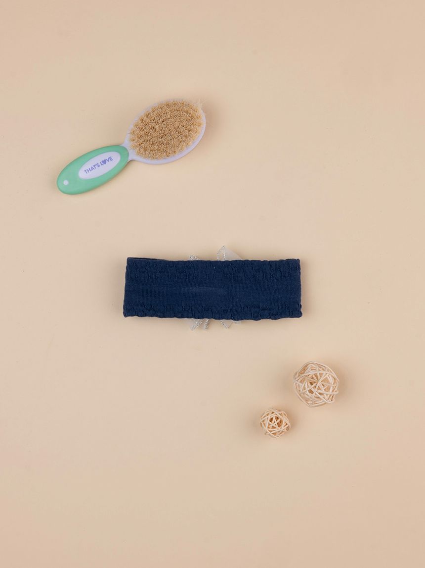 βρεφική κορδέλα μαλλιών μπλε με αστεράκι για κορίτσι - Prénatal