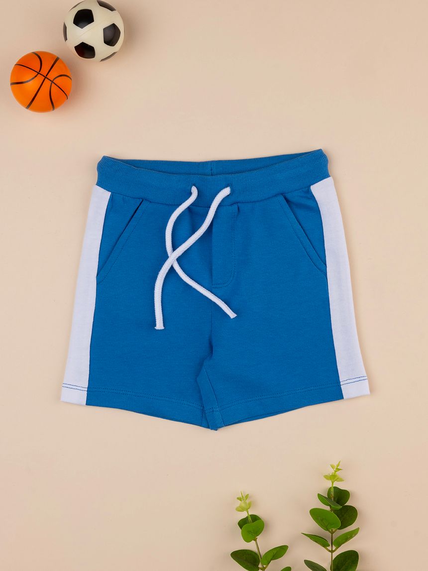 βρεφική βερμούδα μπλε με ένθετα για αγόρι - Prénatal