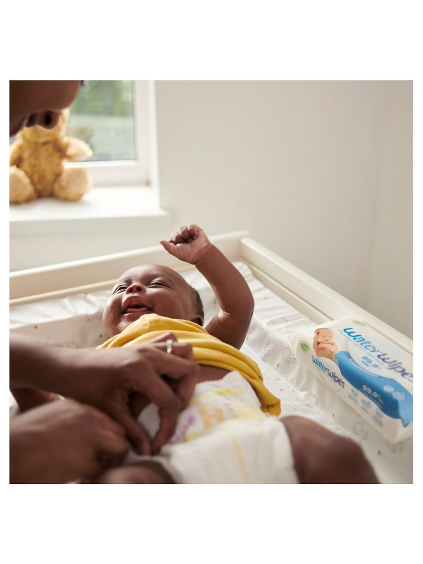 Waterwipes, monthly pack, 100% plastic-free άοσμα μωρομάντηλα, 99.9% νερό, 12x60τμχ ib/420036 - WaterWipes