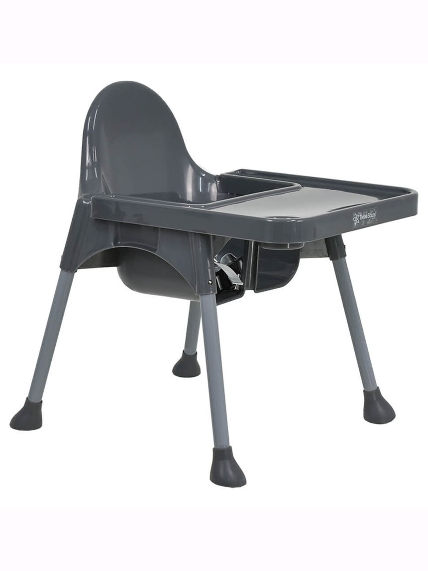 Bebe stars καρεκλάκι φαγητού joy 2 in 1 grey - Bebe Stars