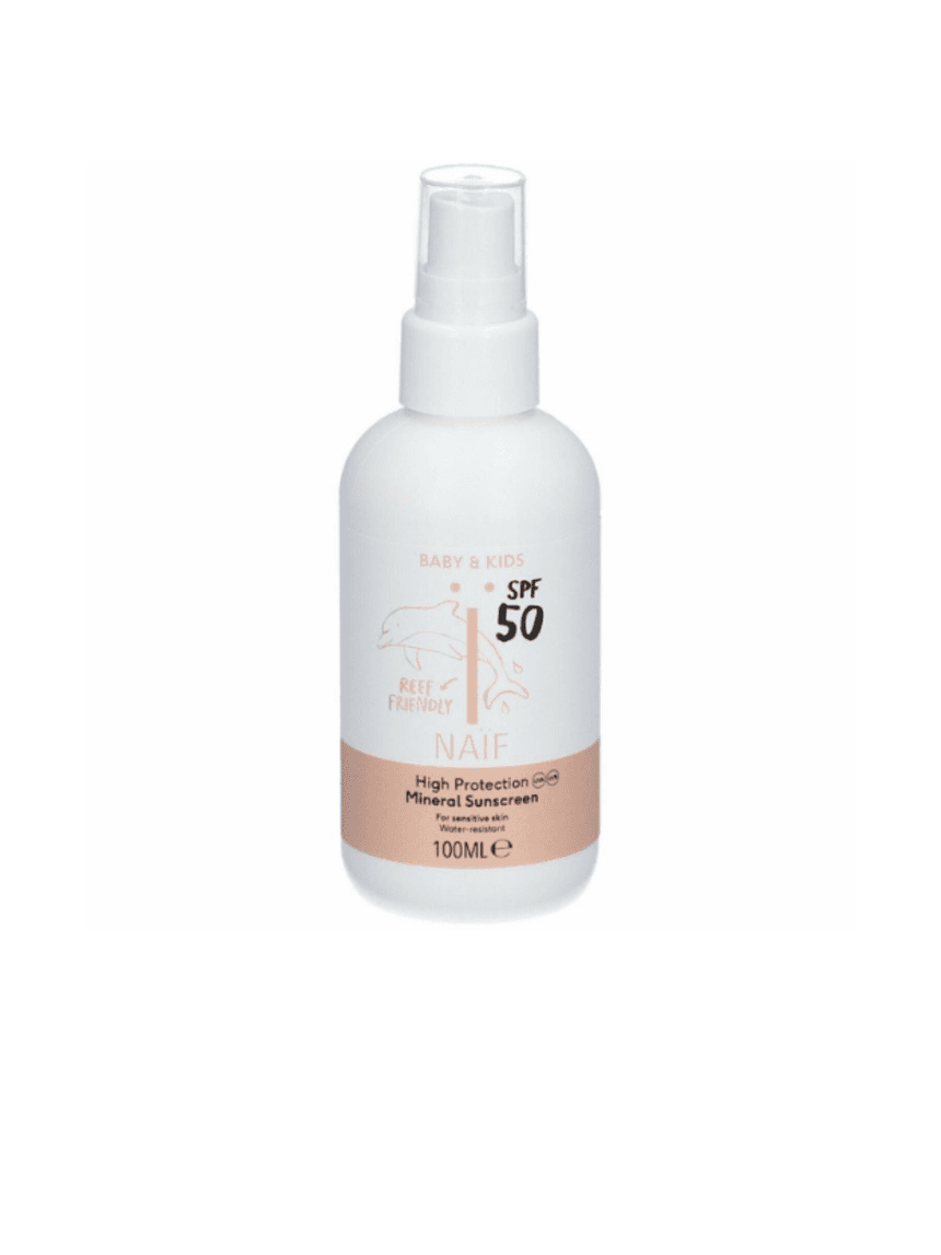Naif αντηλιακό σπρέι προσώπου-σώματος, για βρέφη & παιδιά, spf 50, 100ml naif/sb005 - NAIF