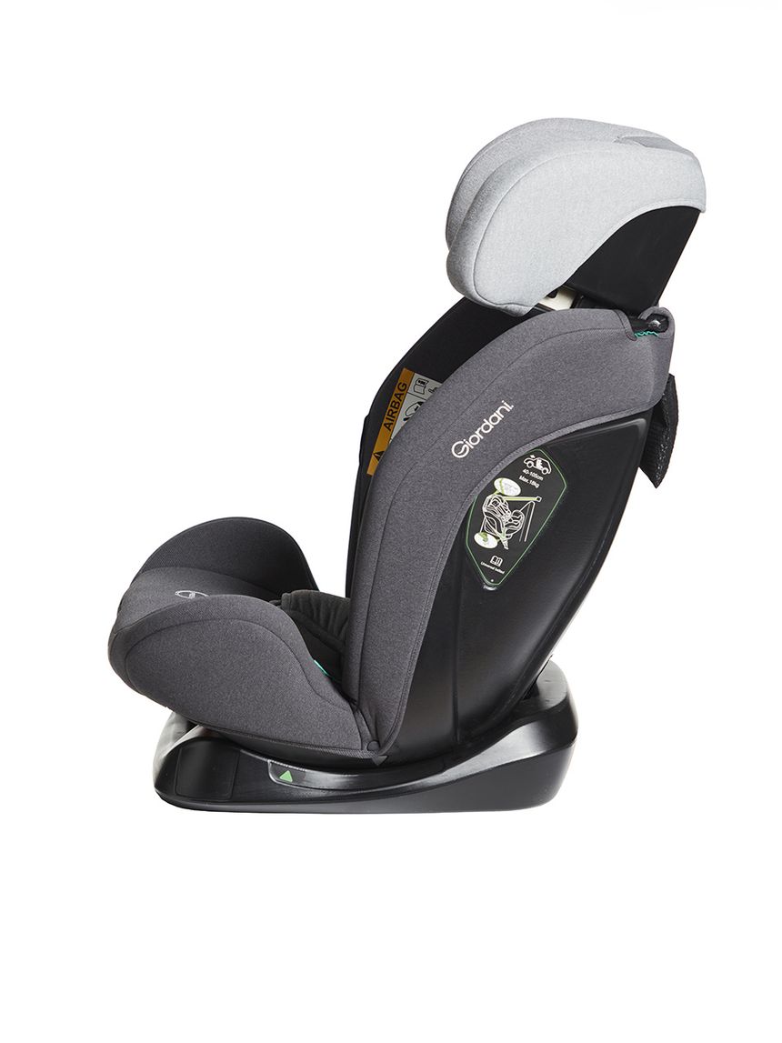 Giordani κάθισμα αυτοκινήτου orpheus με ζώνες (40-105cm) γκρι ανοιχτό - Giordani