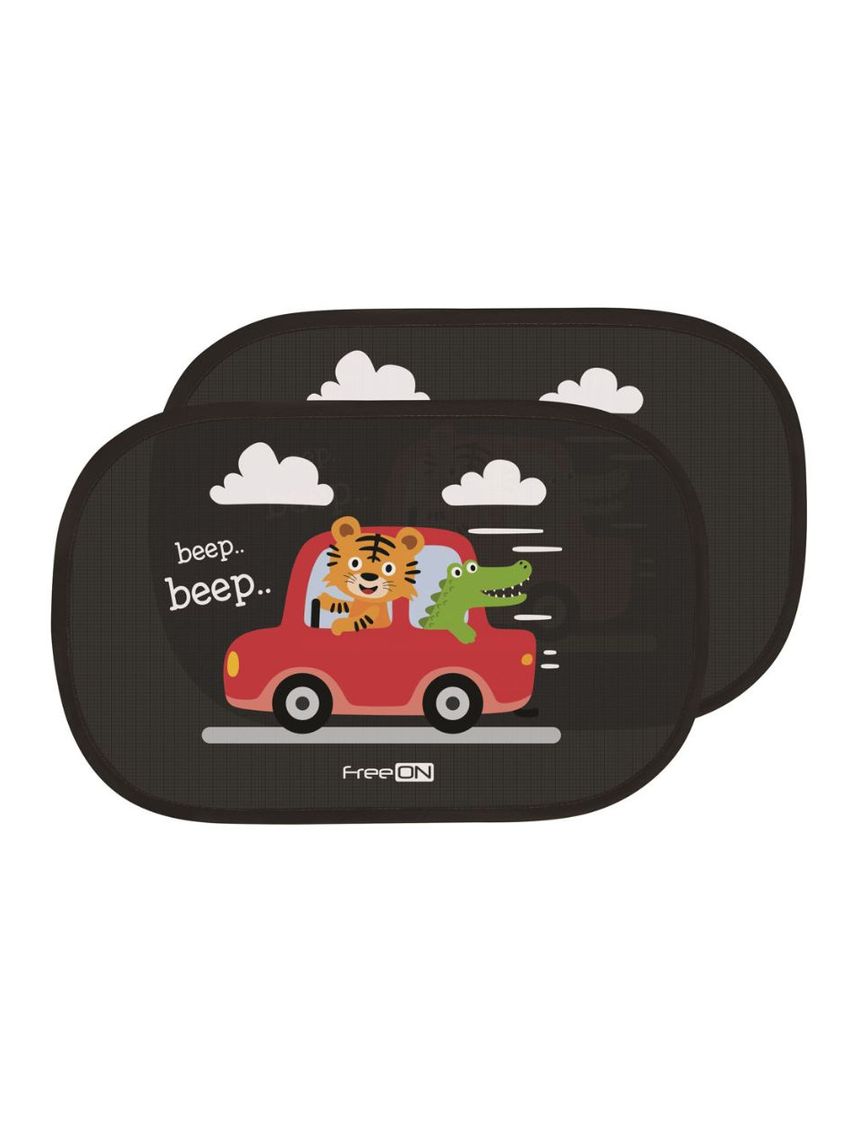 Freeon ηλιοπροστασία αυτοκινήτου universal 2τμχ lion 48x30.5cm, 81934 - Freeon