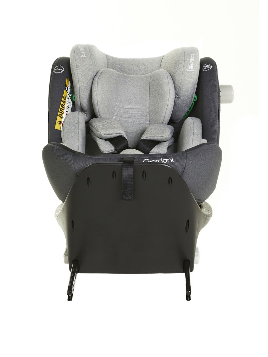 Giordani κάθισμα αυτοκινήτου crono i-size (40-150cm) 360° isofix γκρι ανοιχτό - Giordani