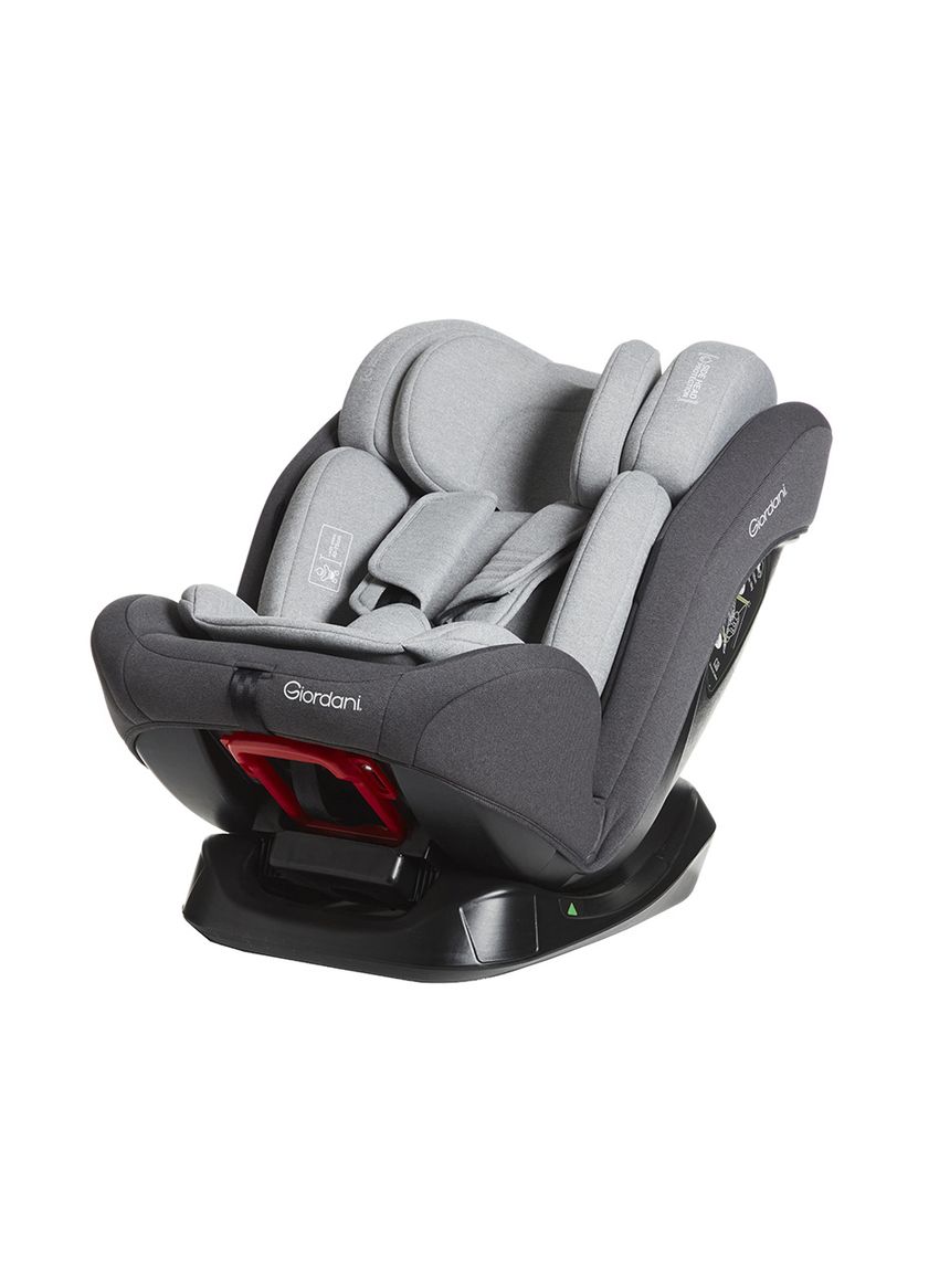 Giordani κάθισμα αυτοκινήτου orpheus με ζώνες (40-105cm) γκρι ανοιχτό - Giordani