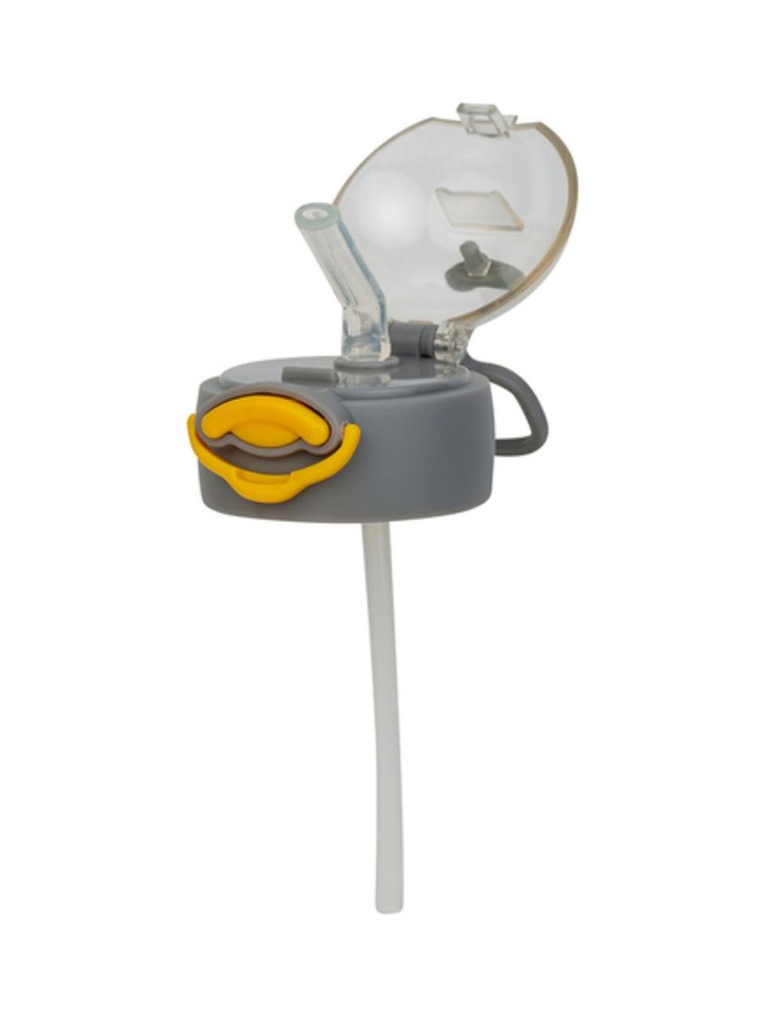 Nava ανταλλακτικό καπάκι με καλαμάκι "we care" κίτρινο - Nava