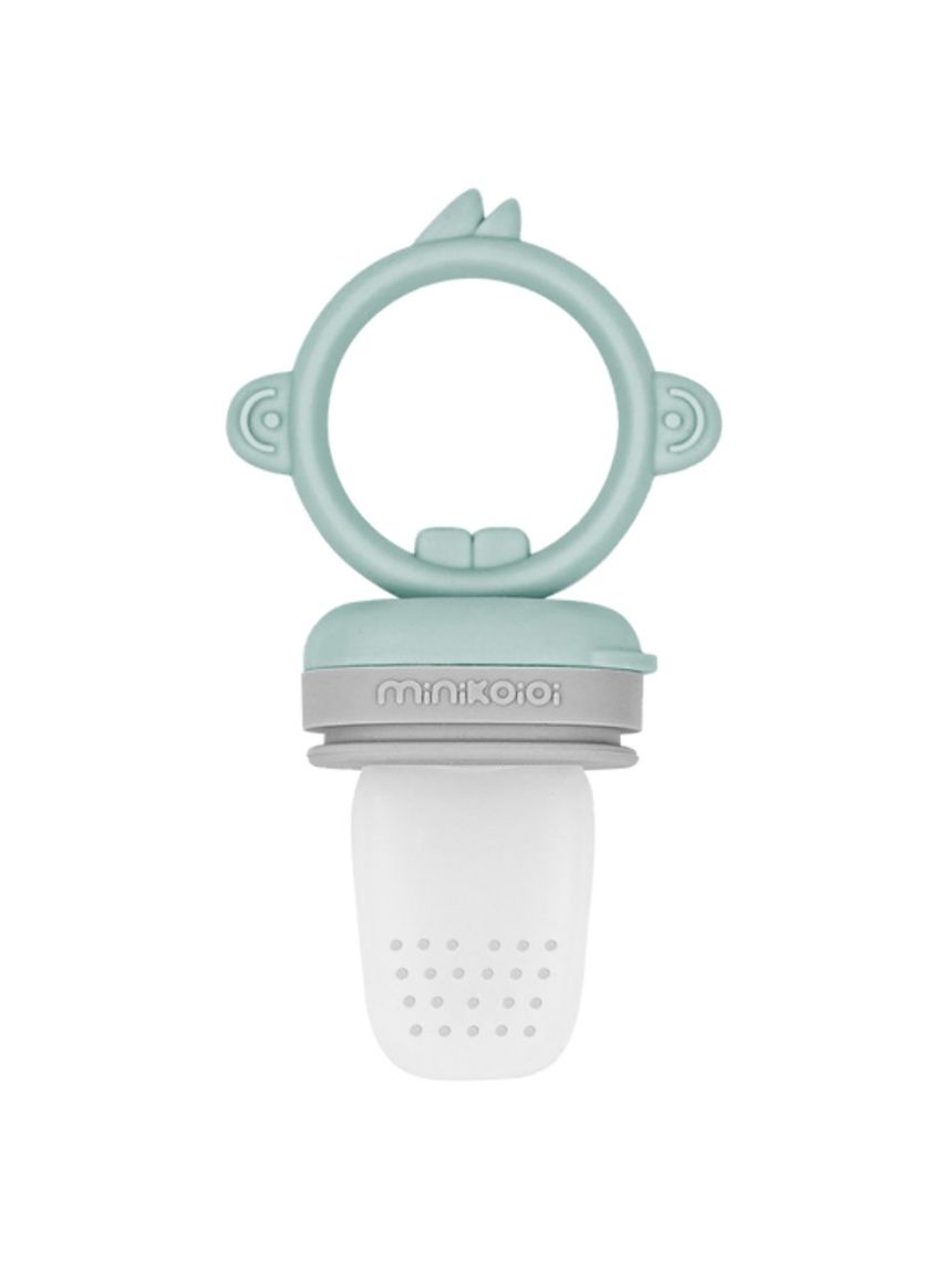 Minikoioi feeder + μασητικό από σιλικόνη river green/powder grey 0424-101130009 - MinikOiOi