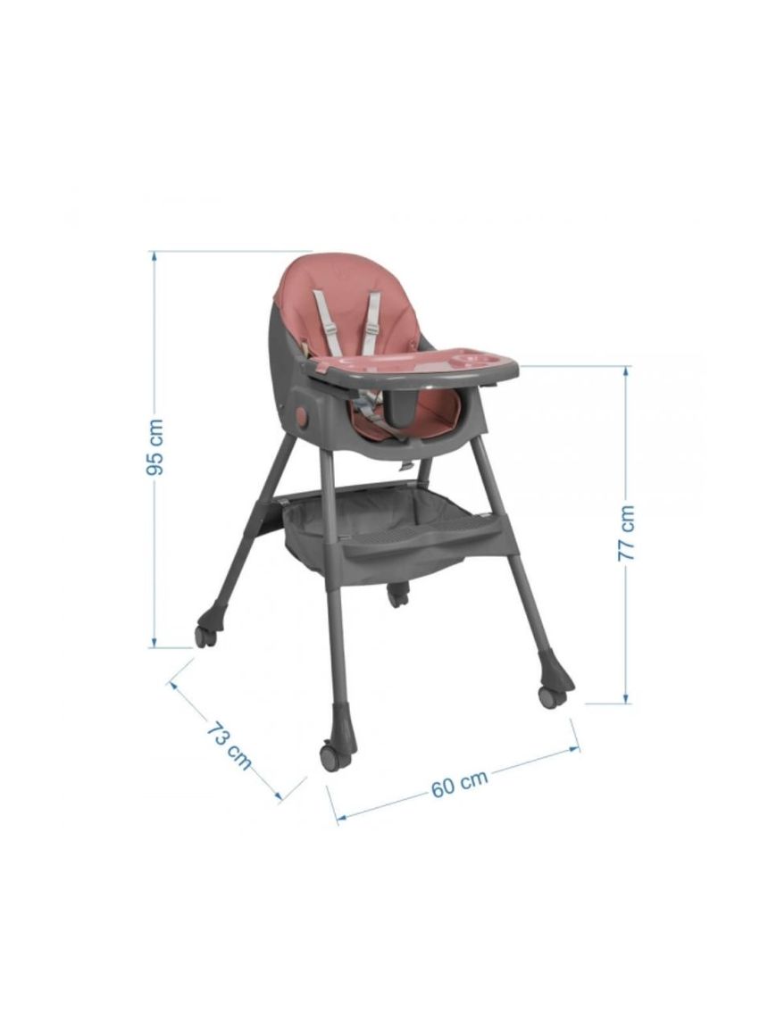 Bebe stars καρέκλα φαγητού comfy 2σε1 apple 6m+, 865-185 - Bebe Stars