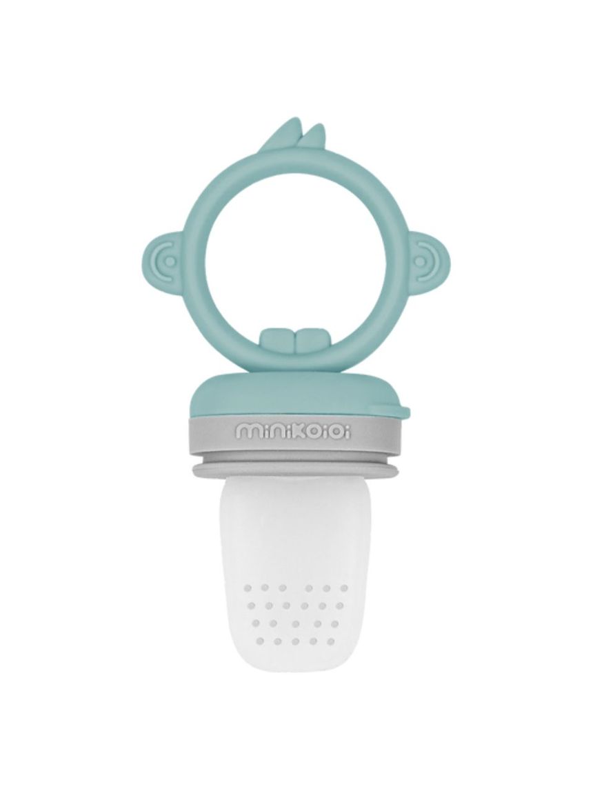 Minikoioi feeder + μασητικό σιλικόνης 6m+ aqua green/powder grey 0424-101130004 - MinikOiOi