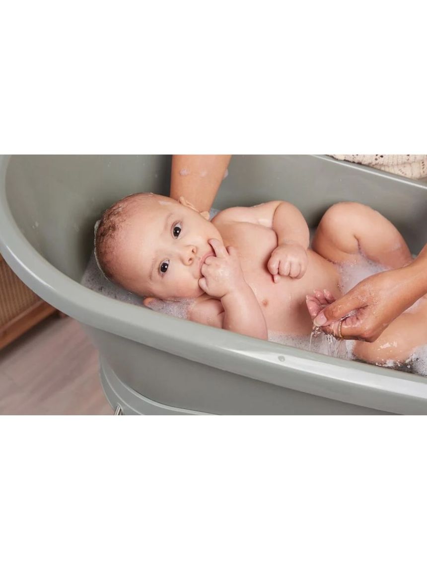 Bebejou μπάνιο sense edition breeze green με ψηφιακό θερμόμετρο νερού και δωματίου 36,5×22,5×32 cm - Bebejou