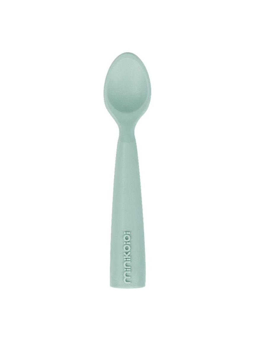 Minikoioi κουτάλι σιλικόνης scooper 6m+ river green 0907-101140007 - MinikOiOi