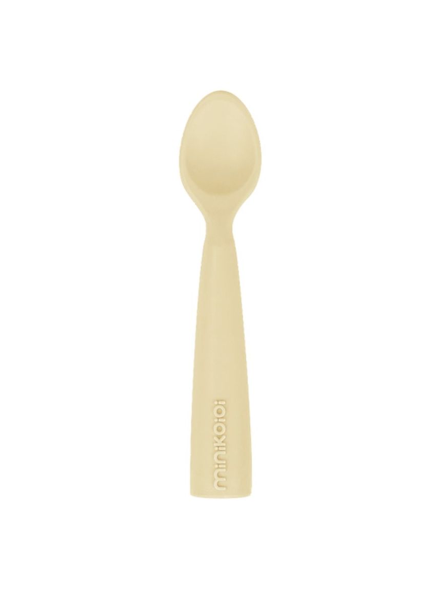 Minikoioi κουτάλι σιλικόνης scooper 6m+ yellow 0907-101140006 - MinikOiOi