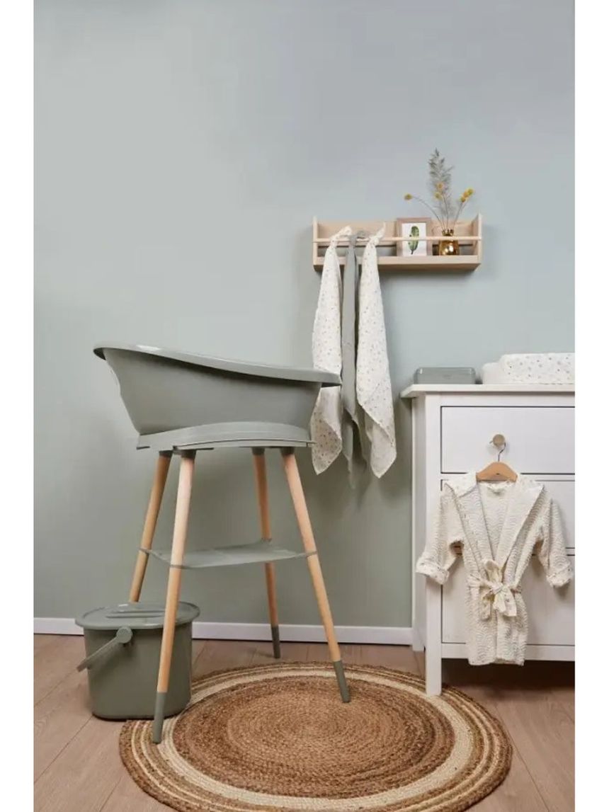 Bebejou μπάνιο sense edition breeze green με ψηφιακό θερμόμετρο νερού και δωματίου 36,5×22,5×32 cm - Bebejou