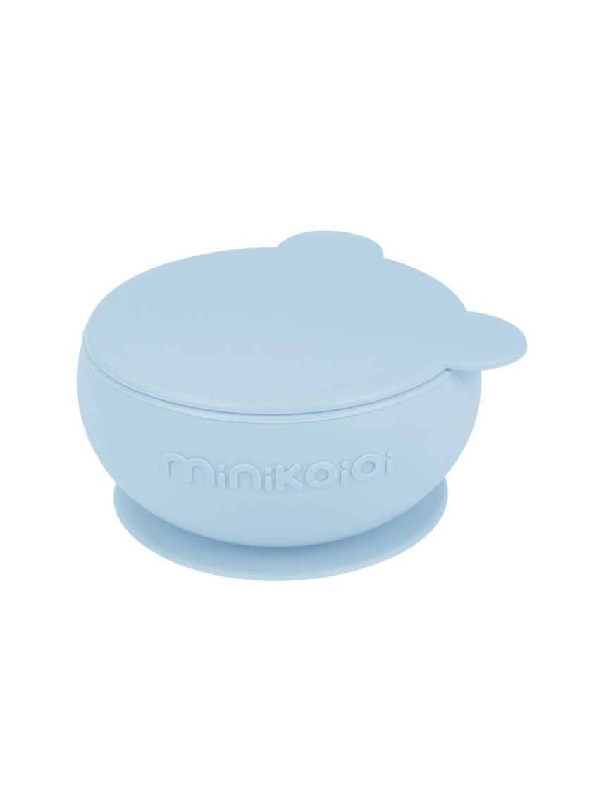 Minikoioi μπολ με καπάκι bowly 450ml blue 0907-101080003 - MinikOiOi