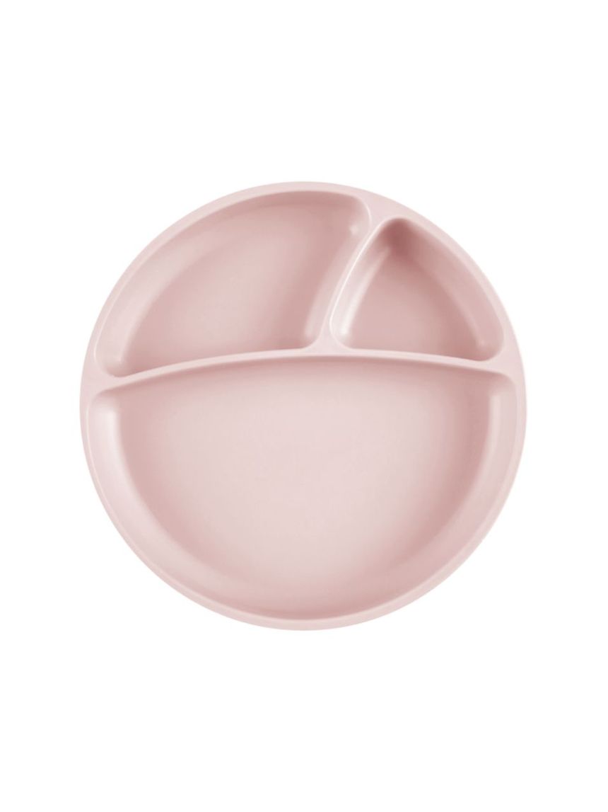 Minikoioi πιάτο με διαχωριστικά portions 6m+ pink 0907-101050002 - MinikOiOi