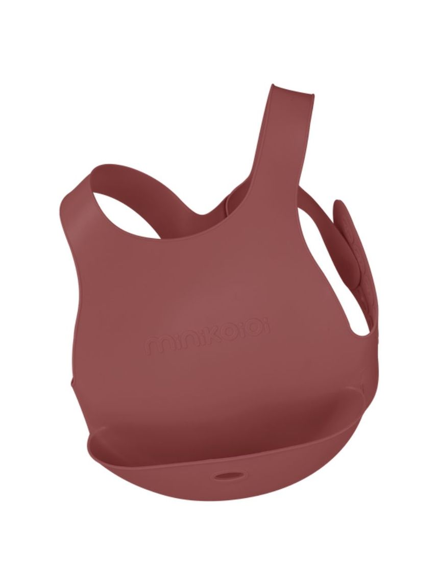 Minikoioi ελαστική σαλιάρα σιλικόνης velvet rose 0202-101020006 - MinikOiOi