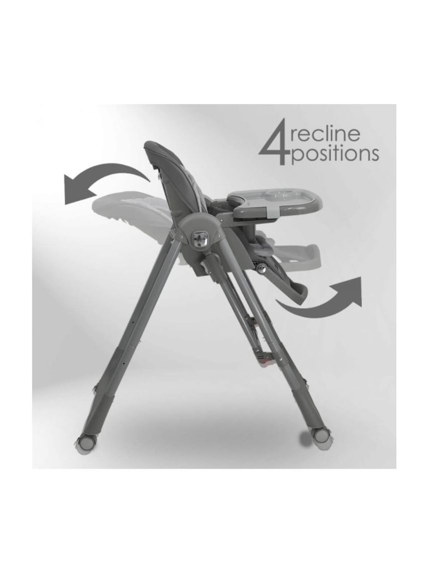 Bebe stars καρέκλα φαγητού-κούνια nuovo 2σε1 grey 6m+ 867-186 - Bebe Stars