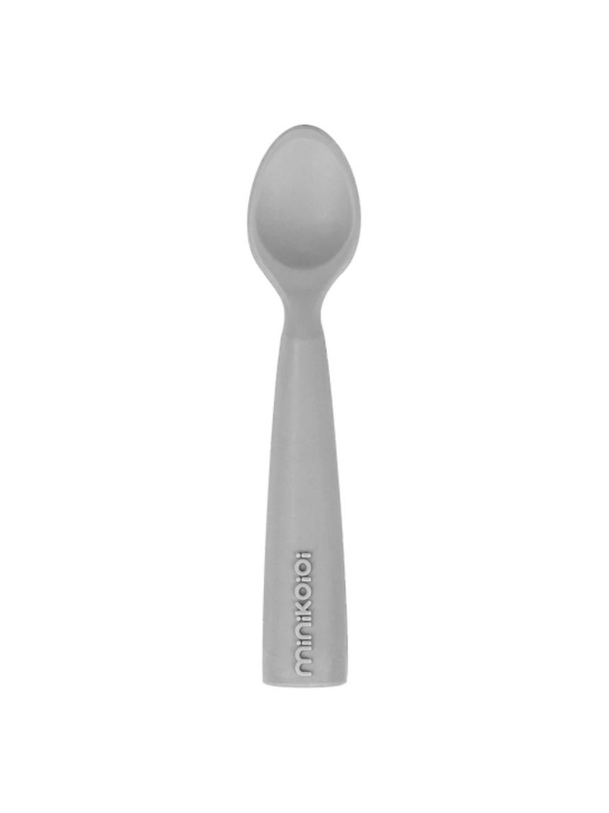 Minikoioi κουτάλι σιλικόνης scooper 6m+ grey 0907-101140004 - MinikOiOi