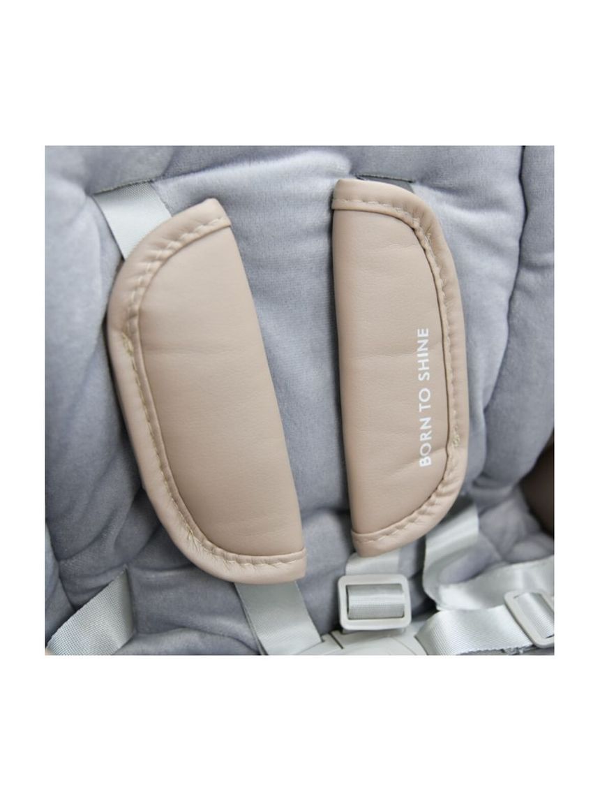 Bebe stars καρέκλα φαγητού-κούνια nuovo 2σε1 mocha 6m+, 867-182 - Bebe Stars