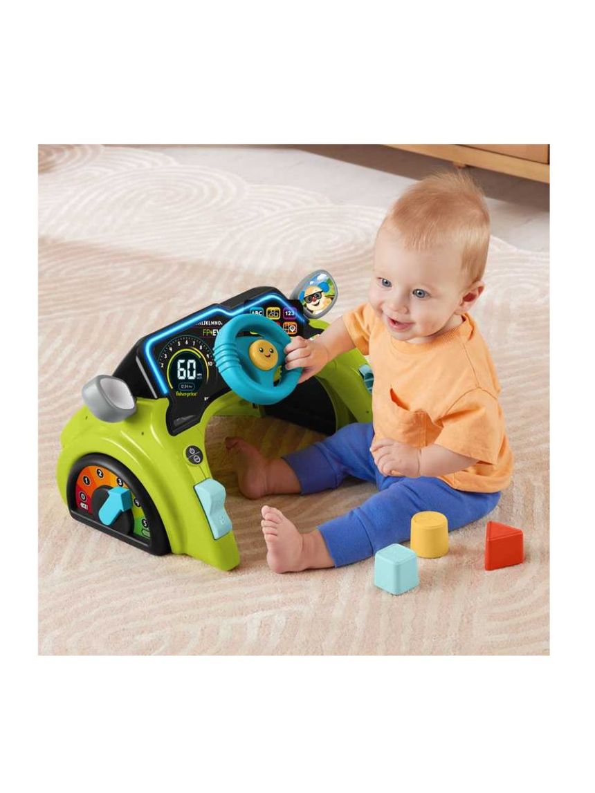 Mattel fisher price laugh & learn sit & steer driver εκπαιδευτικό αυτοκινητάκι, hyr91 - Fisher-Price