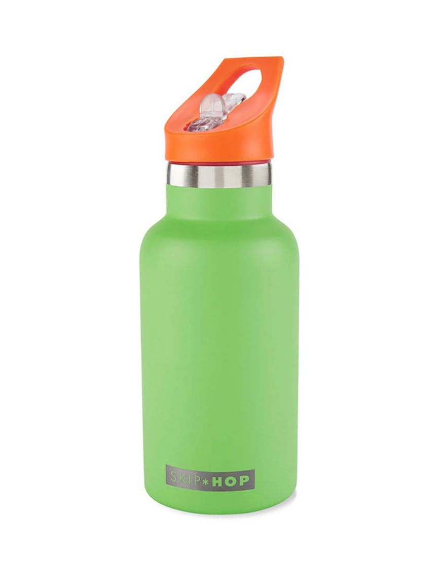 Skip hop stainless steel μπουκάλι θερμός με αυτοκόλλητα 380ml green 29-2903040-02 - SKIP HOP