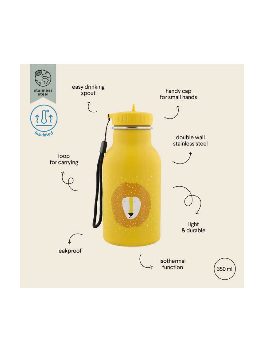 Trixie παγούρι θερμός με στόμιο 350ml mr. lion - TRIXIE