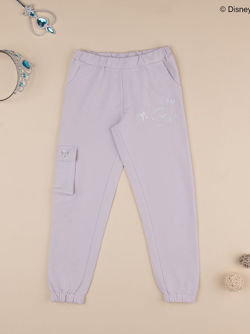παιδικό παντελόνι φόρμας λιλά minnie για κορίτσι - Prénatal