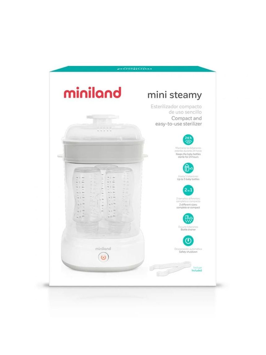 Miniland αποστειρωτής μπιμπερό mini steamy ml89580 - Miniland