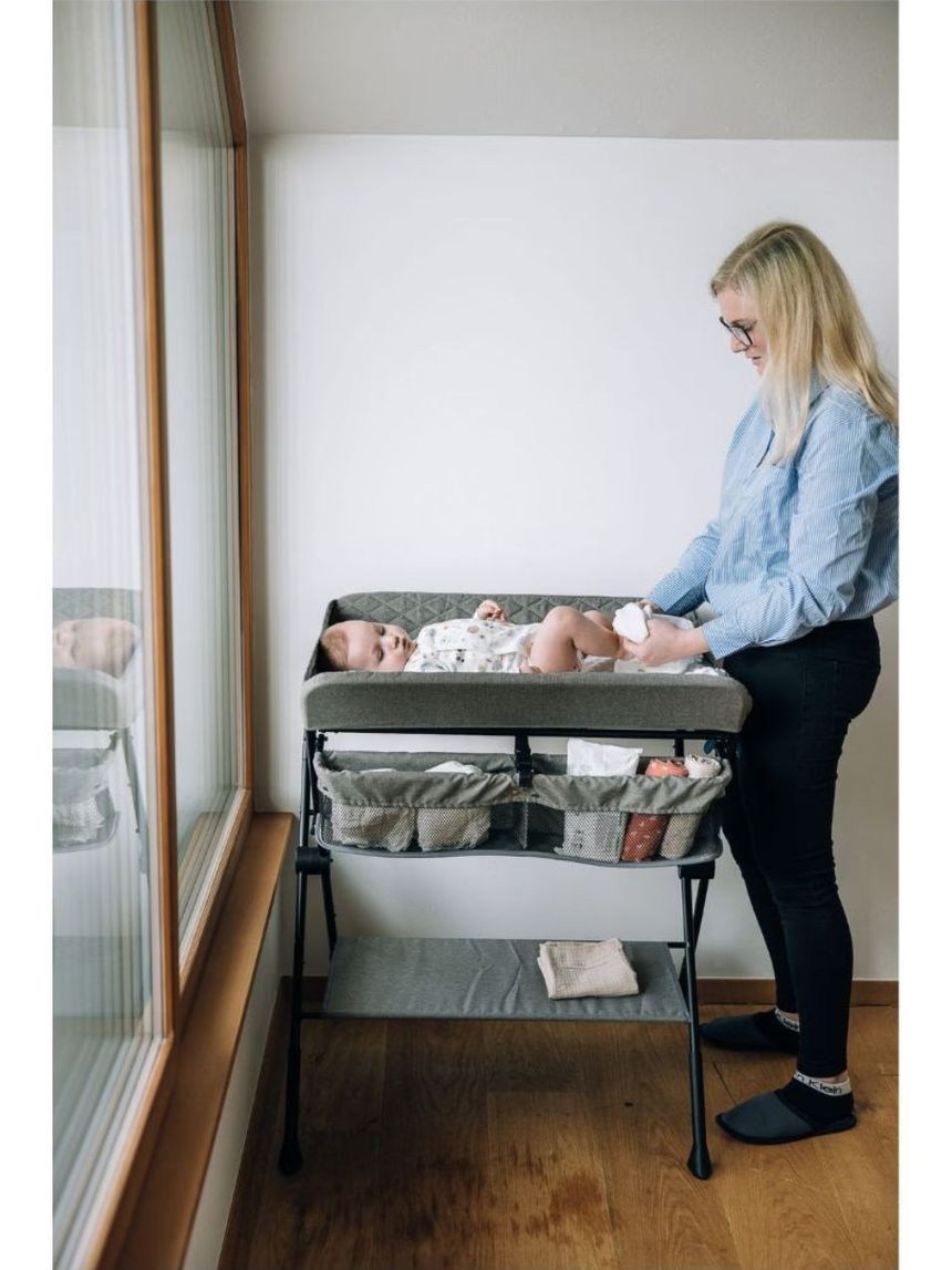 Freeon πτυσσόμενη μεταλλική αλλαξιέρα lia grey, 82092 - Freeon