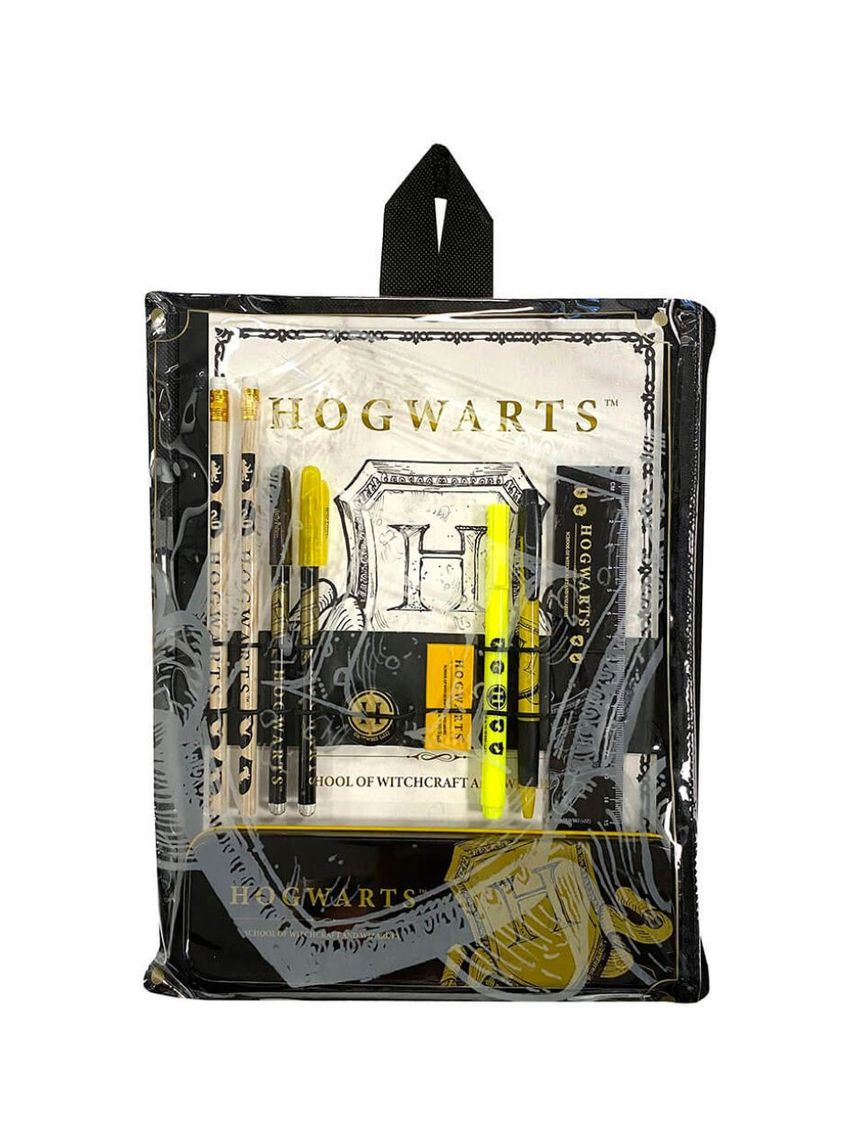 Harry potter bumper stationery set – hogwarts shield - BLUE SKY