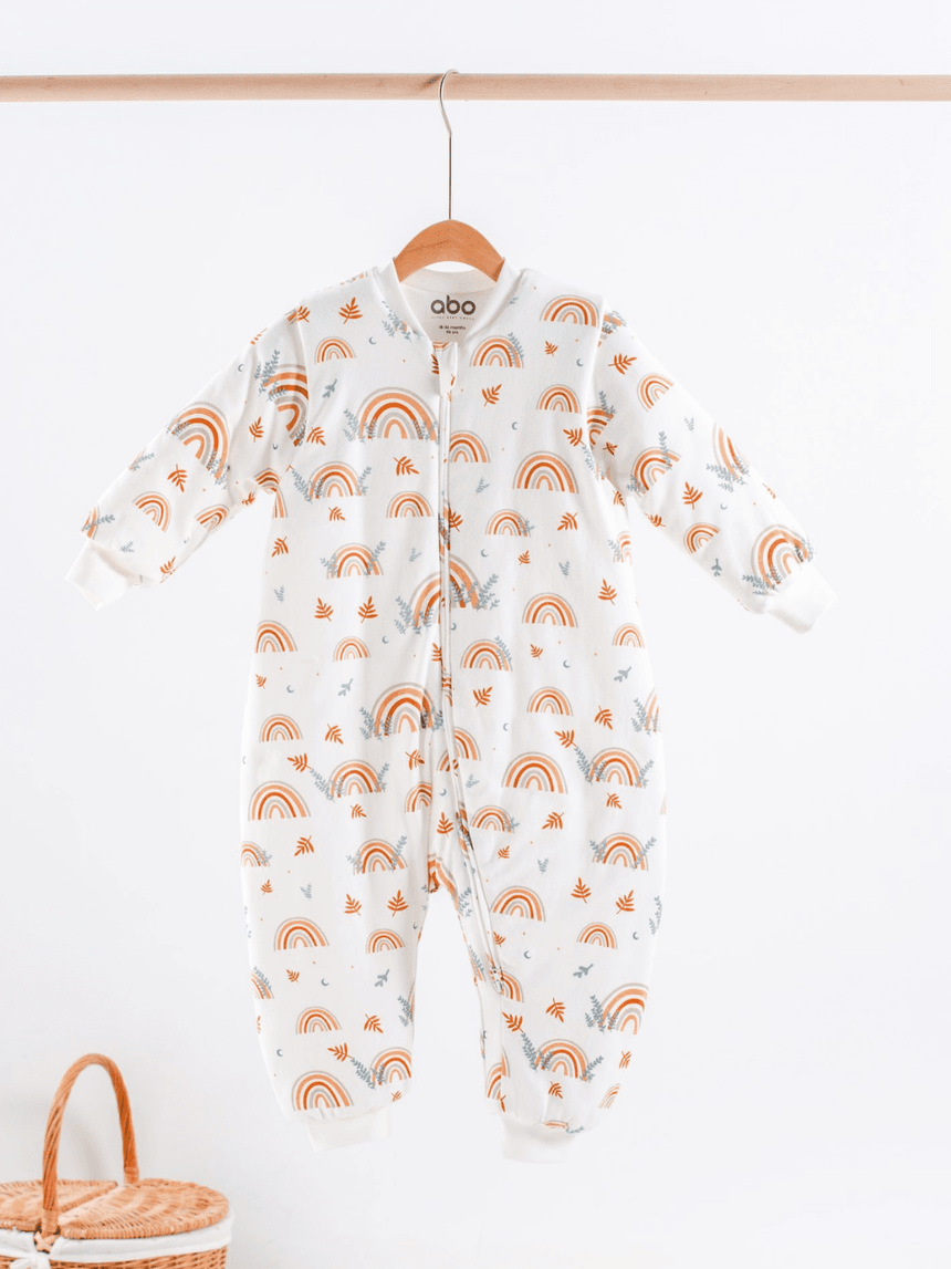 Abo χειμερινός υπνόσακος classic rainbow & leaves 2.5 tog 311012 - ABO