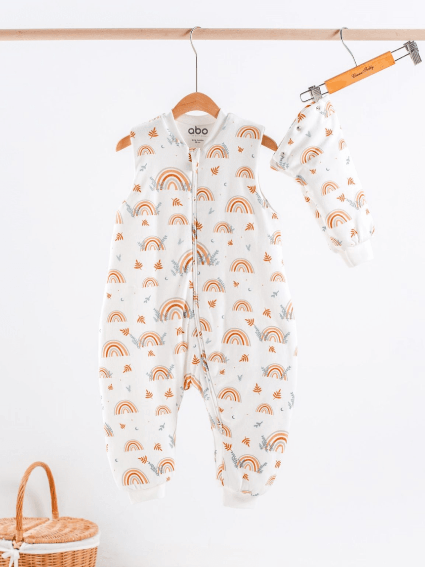 Abo χειμερινός υπνόσακος classic rainbow & leaves 2.5 tog 311012 - ABO