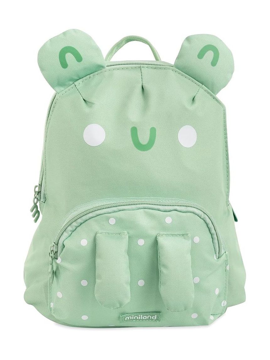 Miniland ισοθερμική παιδική τσάντα ecothermibag green frog ml89558 - Miniland