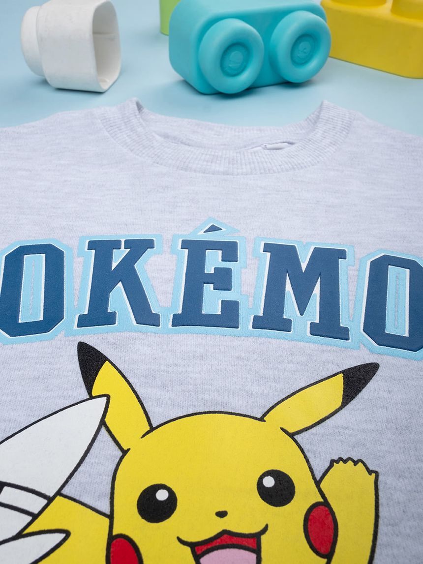 παιδική πιτζάμα γκρι/μπλε pokémon για αγόρι - Prénatal