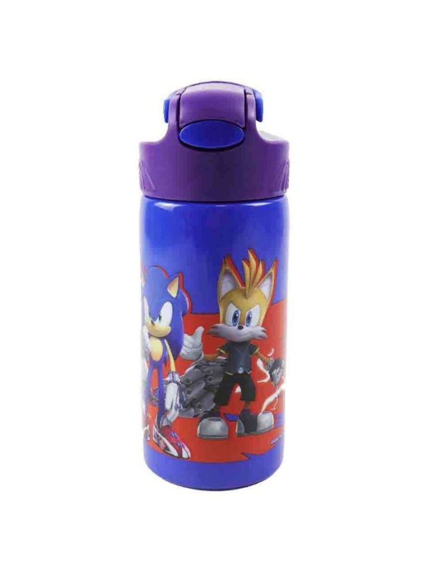 Gim παγούρι από ανοξείδωτο ατσάλι με καλαμάκι 500ml sonic prime, 572-52245 - Gim