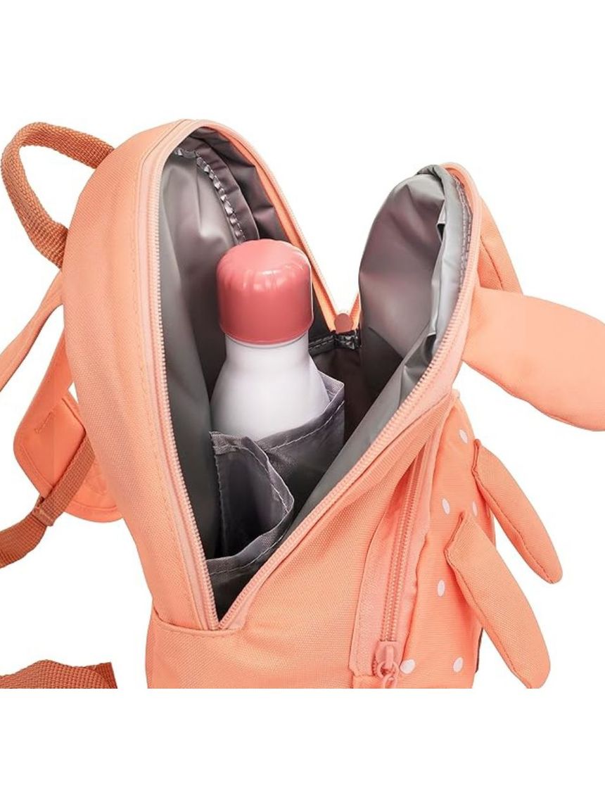 Miniland ισοθερμική παιδική τσάντα ecothermibag pink bunny ml89557 - Miniland